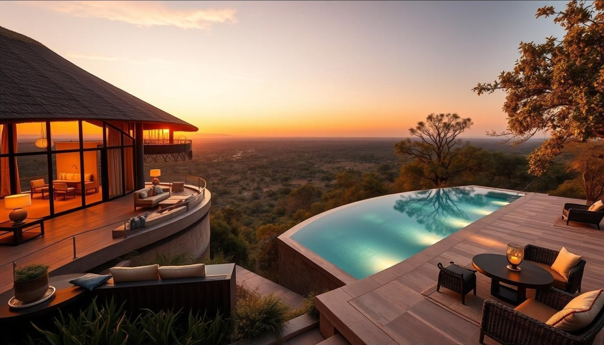 A traveller looking out over an extraordinary landscape